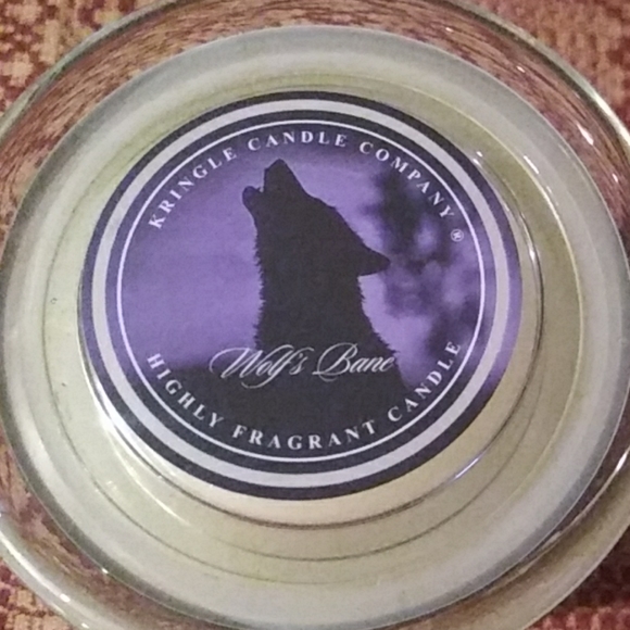 Kringle Candle WOLF'S BANE Halloween Jar RARE!! - Picture 2 of 6